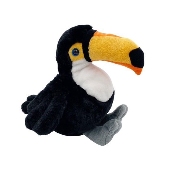 GANZ Webkinz HM223 Toco Toucan Bird Plush Stuffed Animal NO CODE - Picture 2 of 9